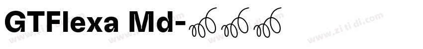 GTFlexa Md字体转换